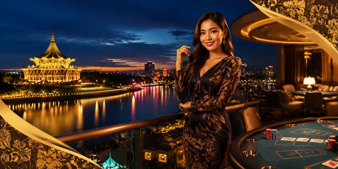 Permainan baccarat bermotif batik di Kuching Sarawak gaya Malaysia